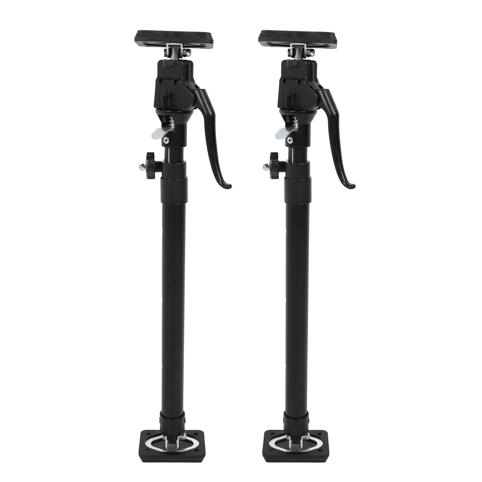 Hyuduo Asta di Supporto Telescopica, Asta di Sollevamento Regolabile in Tubo d'acciaio, capacità di Carico di 75 Kg, Ideale per Progetti di Lavorazione del Legno e Installazione di Mobili