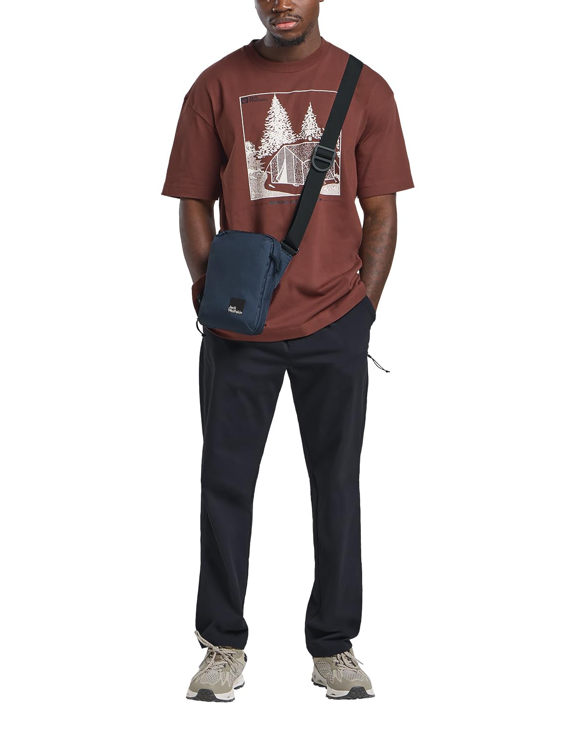 Jack Wolfskin Uniseks Konya organizer męski na ramię, Midnight Sky, Midnight Sky