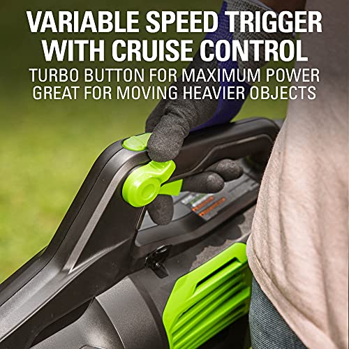 Image of Greenworks 80V Electric Leaf Blower, 730 CFM, Tool Only