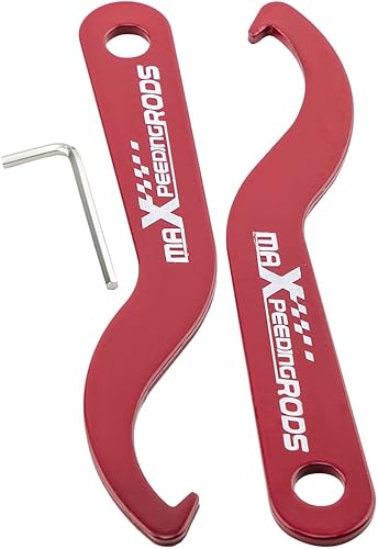 Miniatura 9 de 1 par de acero de ajuste de choque herramienta de suspensión llave llave llave de bobina sobre resortes para Honda Civic para Subaru Impreza para