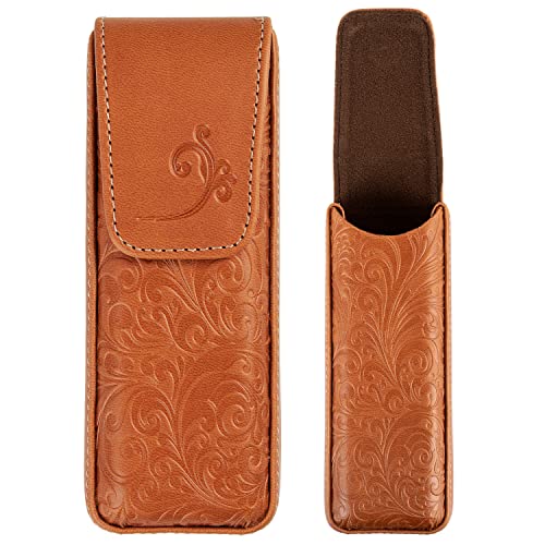 Hard Eyeglass Case Classic Style Brown, Pu Leather Glasses Case For Women, Eyeglasses Cases, Reading Glass Case, Spectacles Box For Eyeglass #TOP3
