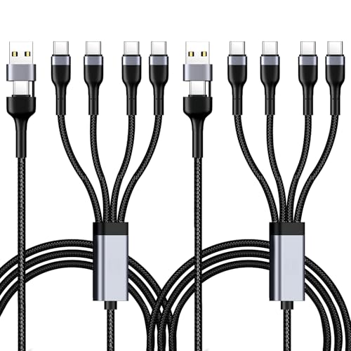 USB C Splitter Multi Charger Cable USB A/C to USB C 2A Fast 