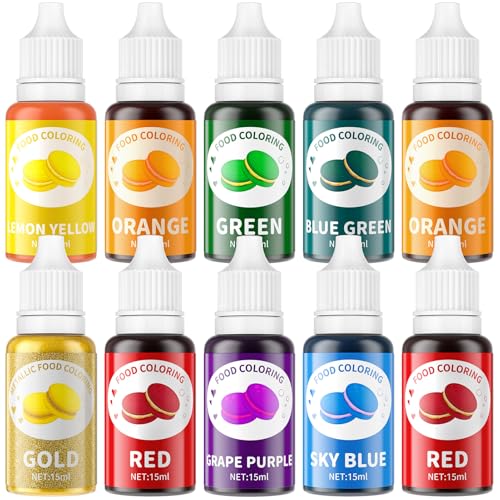 Image of Wayin 8 Vibrant Color Food Grade for Cake Decorating