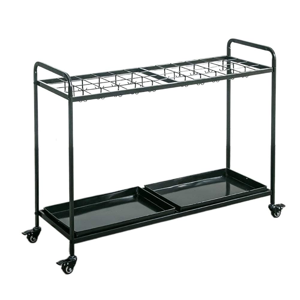 Porte-Parapluie Organisateur mobile à grande capacité pour éviter les sols humides au bureau
