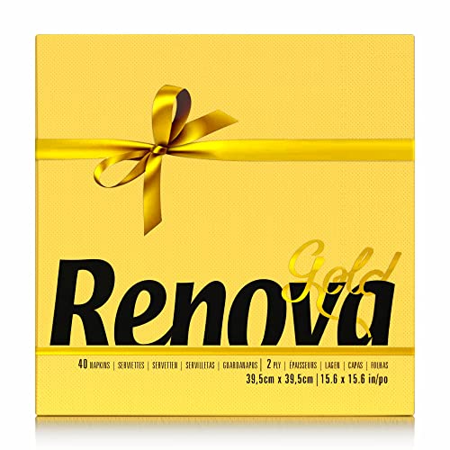 Renova Lot de 40 serviettes en papier 225 g
