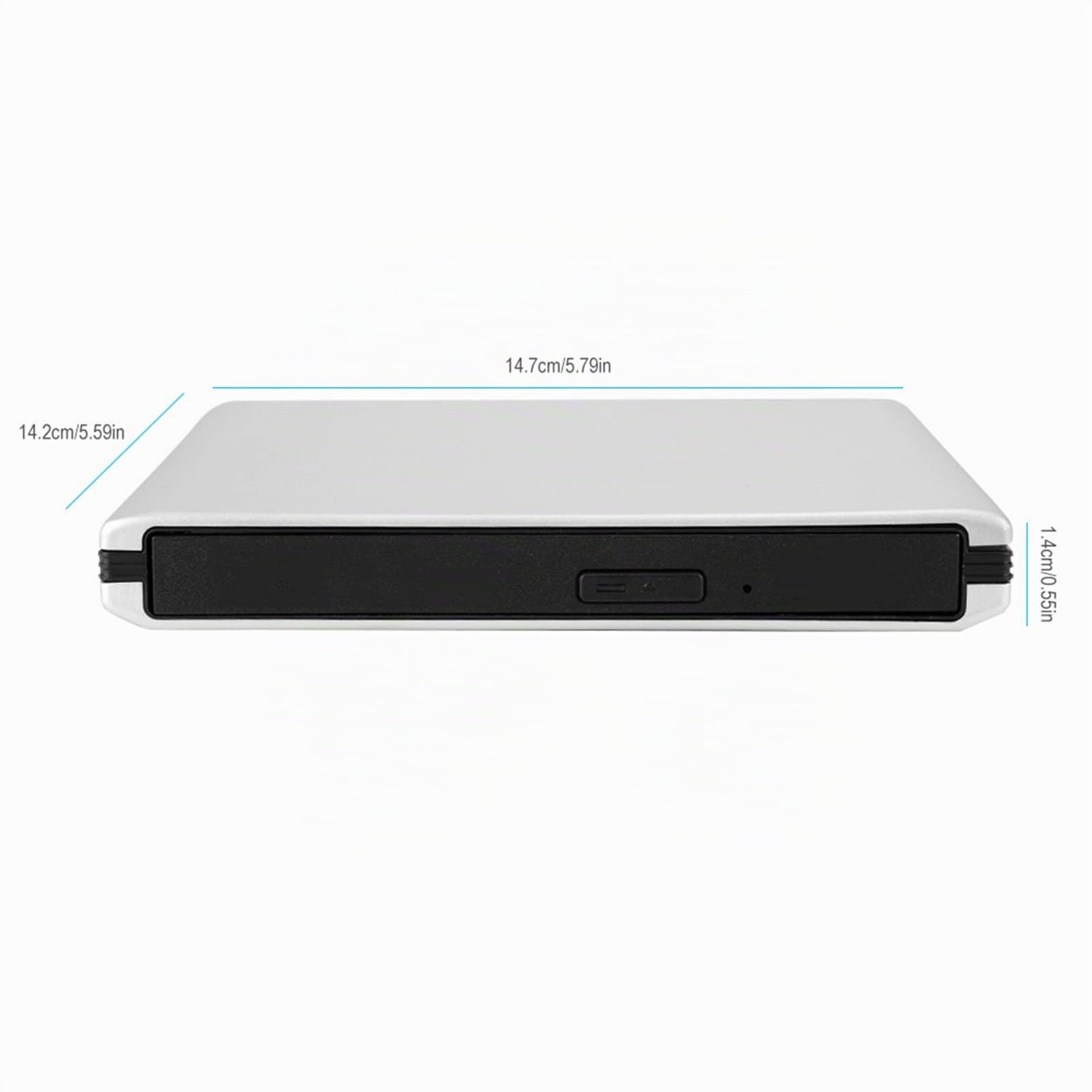 Tbest Quemadores BLU Ray,Unidad Bluray Externa,Ex,Componentes De Computadora Usb3.0 BLU Ray Computadora Portátil Unidad Óptica Externa Grabadora De Disco Grabadora DVD CD BD