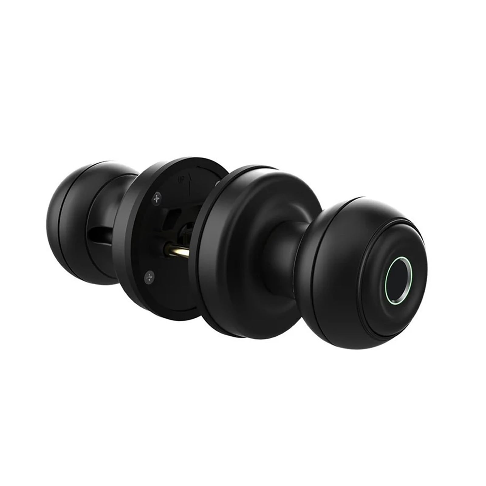 JVDDI Smart Door Handle, Bluetooth Smart Lock Easy Install Cylindrical Electronic Digital Biometric Fingerprint for Home(Nero)