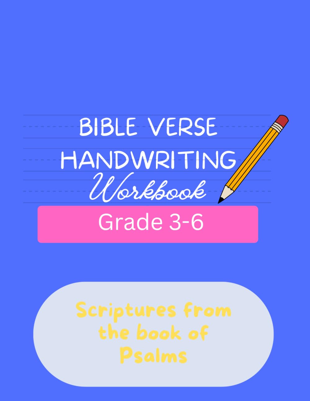 Bible Verse Handwriting Workbook