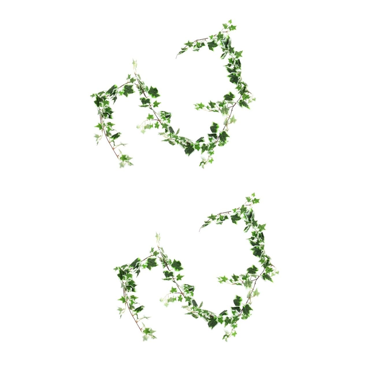 ABOOFAN 2 Piezas Guirnalda Verdes Artificiales Vid Hiedra Artificial Hiedra Falsa Guirnalda Hiedra Simulada Plantas Interior Artificiales Maceta Enroscarse Accesorios PP