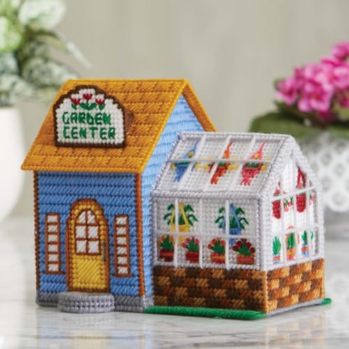 Herrschners Garden Center Plastic Canvas Kit