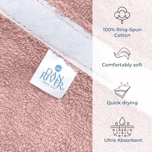 DAN RIVER Premium Cotton Terry Shower Wrap for Women, Ultra Soft Bath Robe After Shower with Pockets3