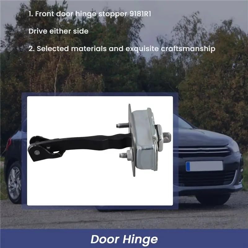 Tope de correa de retención de puerta trasera para Citroen C4 MK2 y DS4 9181R2-A09E 4