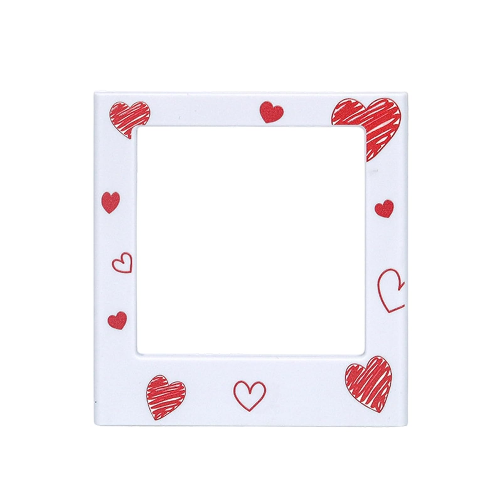 Attachment Photo Frame Square Design with Decorative Borders for Refrigerator Display HassleFree Installation Not Damage Fridge Frame