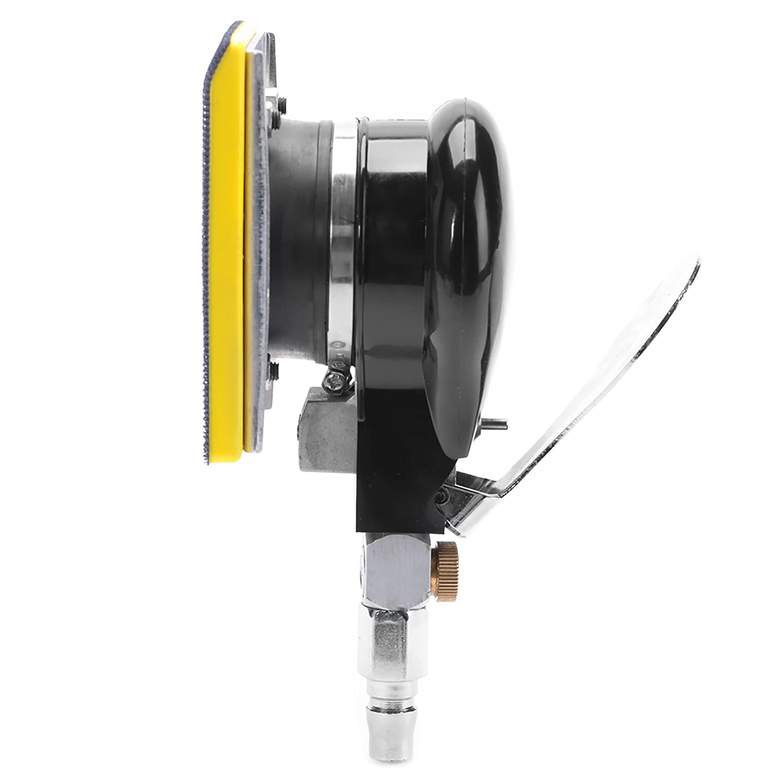 Marhynchus Mini Lijadora Orbital Neumática, Lijadora de Aire de 10000 RPM, Pulidora, Herramienta de Pulido, Velocidad Ajustable y Baja Vibración para Muebles de Piedra, Metal, Pulido