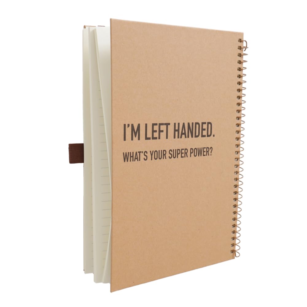 Urby Left Handed Notebooks College Ruled, 160 Pages 1 Subject, Hard Cover, Size 8.5" X 5.7"