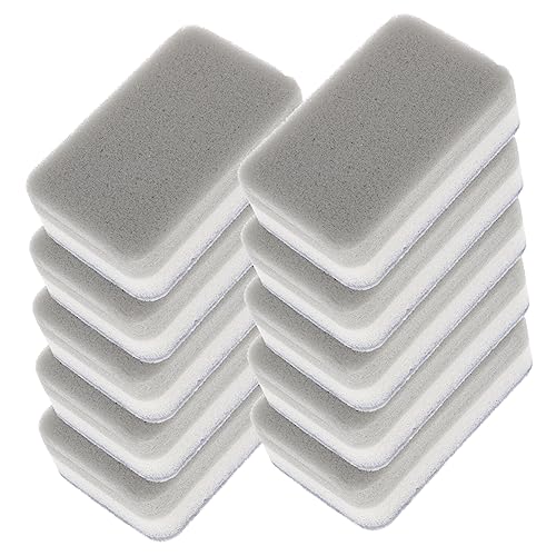 Strong Decontamination Dish Sponge 10Pcs Grey Kitchen Cleaning Sponge Brush