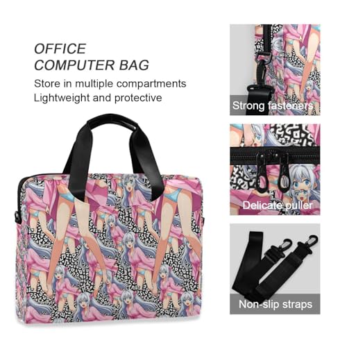 Bolso para portátil 15.6" con asa y correa ajustable miniatura 6