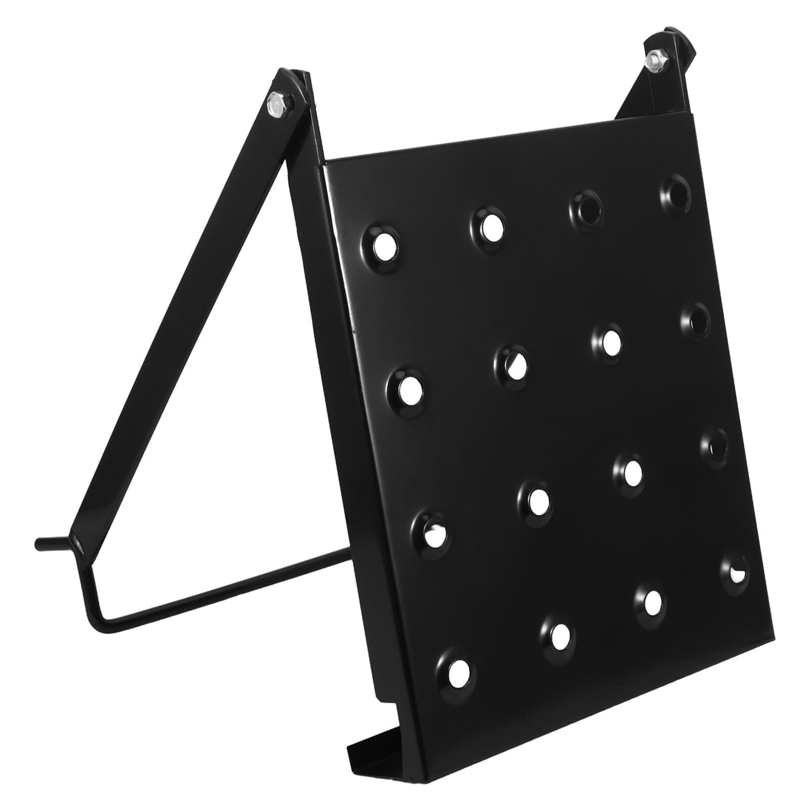 Escalera Exteble Plegable Plataforma de Trabajo Anslizante de Hierro 38X28 CM Accesorio Portátil para Pintura y Reparación en Espacios Pequeños Soporte Seguro para