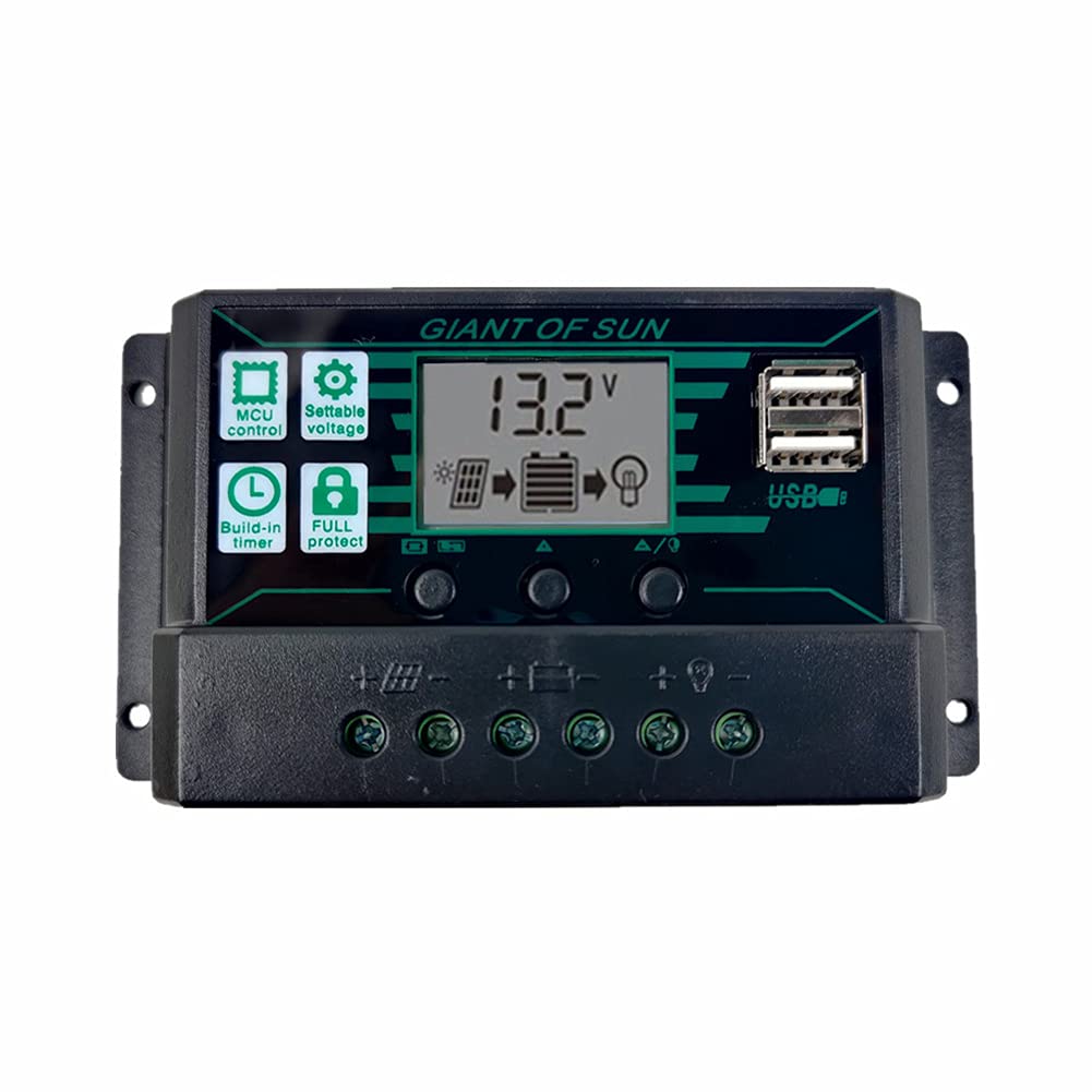 Belity MPPT PWM Solar Controller Solar Panel Battery Regulator Dual USB LCD Display Solar Controller-image-48