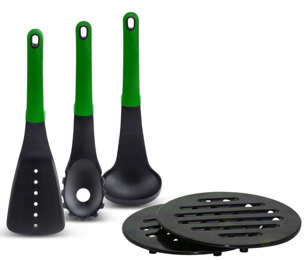 Topfset 15-teilig, Marmor- & Keramikbeschichtung, Glasdeckel, Grün | Töpfe und Pfannen für alle Herdarten, Induktion, Antihaftbeschichtung, Aluminium, Kochgeschirr-Set