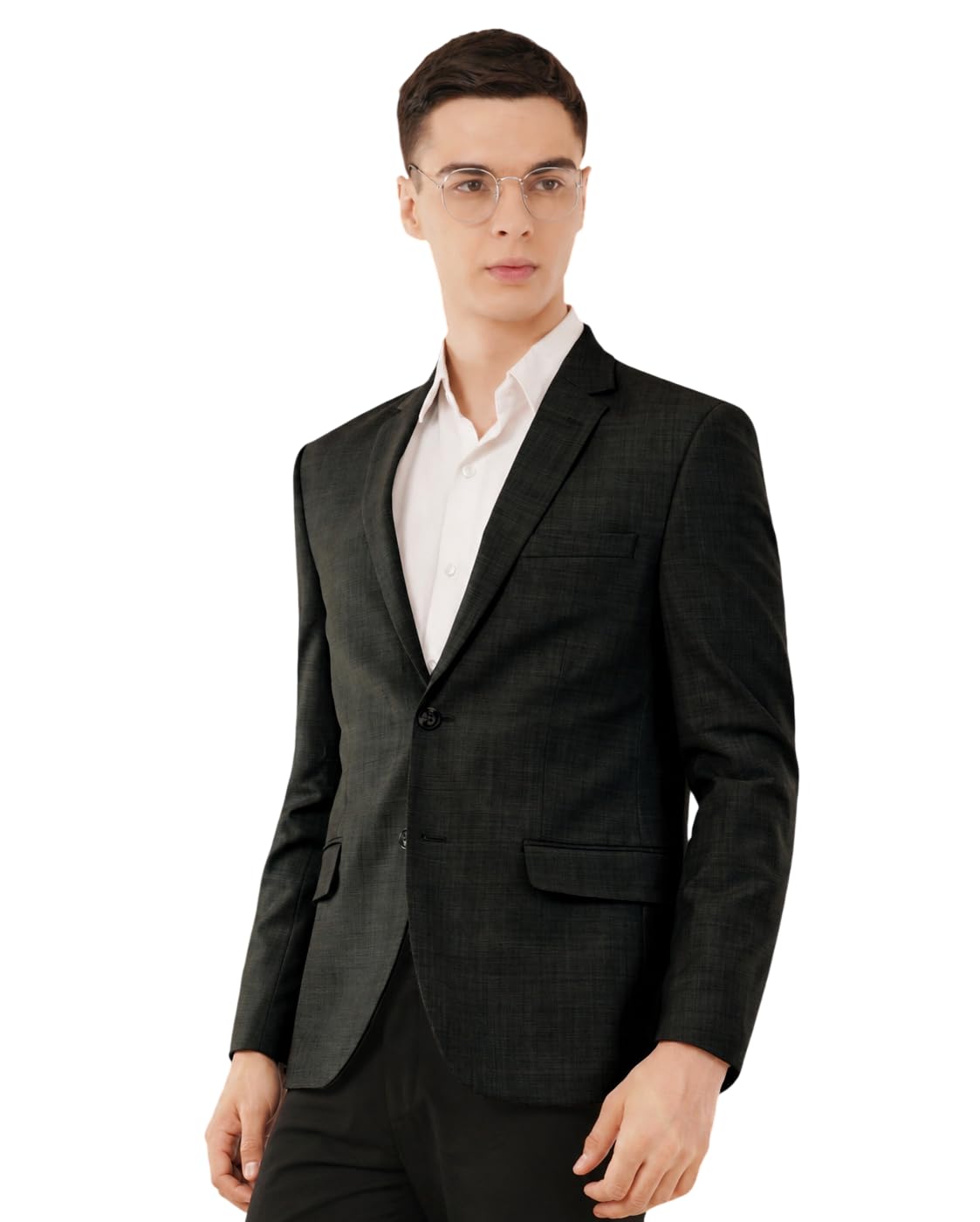 saintx Men's Premium Woollen Blazer || Classic Warmness with Modern Slim Fit || Formal Coat for The Temperature Drops || Fully Lined || Tailored Wool Blended Warmth for The Well-Dressed-picture-40