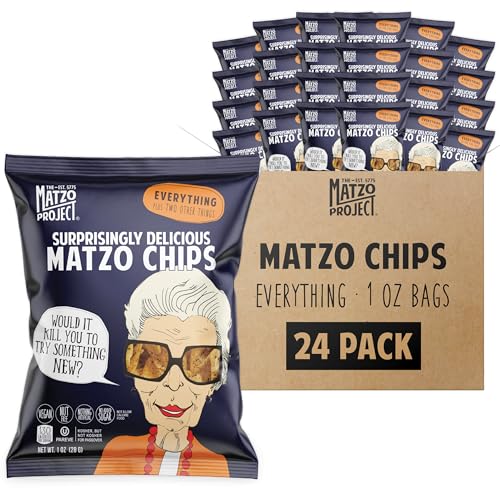 The Matzo Project Crispy Matzo Chips, Everything Flavor, Vegan, Nut
