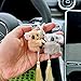 SwingingCar Hanging OrnamentKoala，Cute Koala Car Pendant， Auto Truck Interior Rearview Mirror Decoration Pendant Funny Gifts。 (Two Pieces in Khaki and Gray)