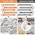 VAOVI Backsplash Tile Peel and Stick Kitchen Stone Subway Linear Mosaic Bathroom Shower Wall Waterproof(10pcs,Gray)