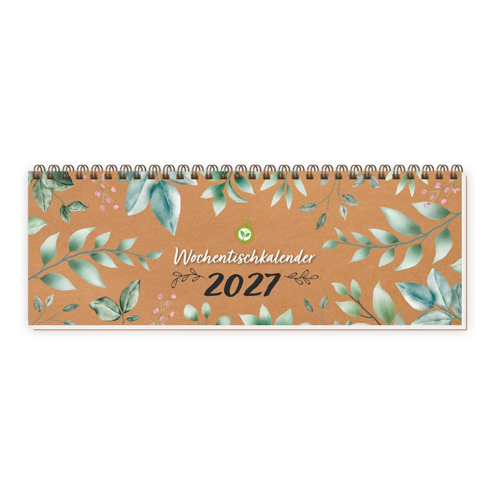 Trötsch Wochentischkalender Natur 2027: Tischkalender Wochenkalender