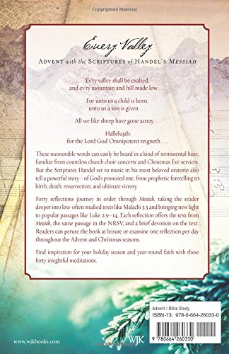 Westminster John Knox Press Handel Every Valley: Advent With The Scriptures Of Handel'S Messiah thumb #1