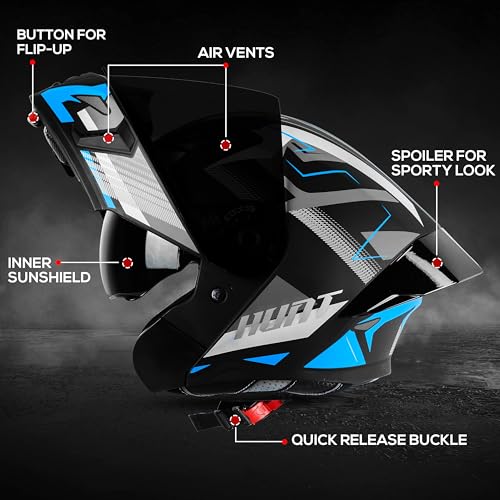 Steelbird SBA-20 Hunt Flip-Up Helmet - Image 5