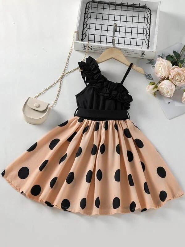 Image of Buy & Try Bali Lycra Fabrick Printed Girl Frock Dress
