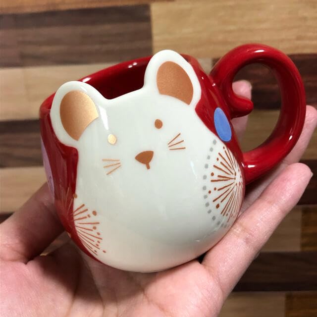 Amazon.co.jp: 日本 スターバックス 鼠 レア 干支 マグカップ デミタス
