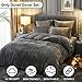 PHF Truly Velvet Duvet Cover Set King Size, 3pcs Ultra Soft Breathable Comforter Cover Set, Luxury Cozy Flannel Duvet Cover with Pillow Shams Bedding Collection, 104