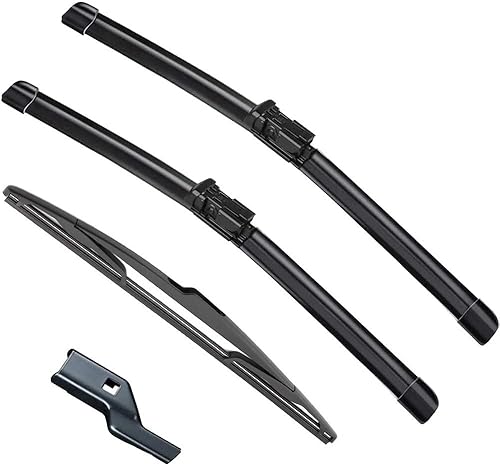 Compatible con Citroen Jumpy Berlingo B9 2008-2017 26 pulgadas + 16 pulgadas + 14 pulgadas limpiaparabrisas delantero trasero escobillas,