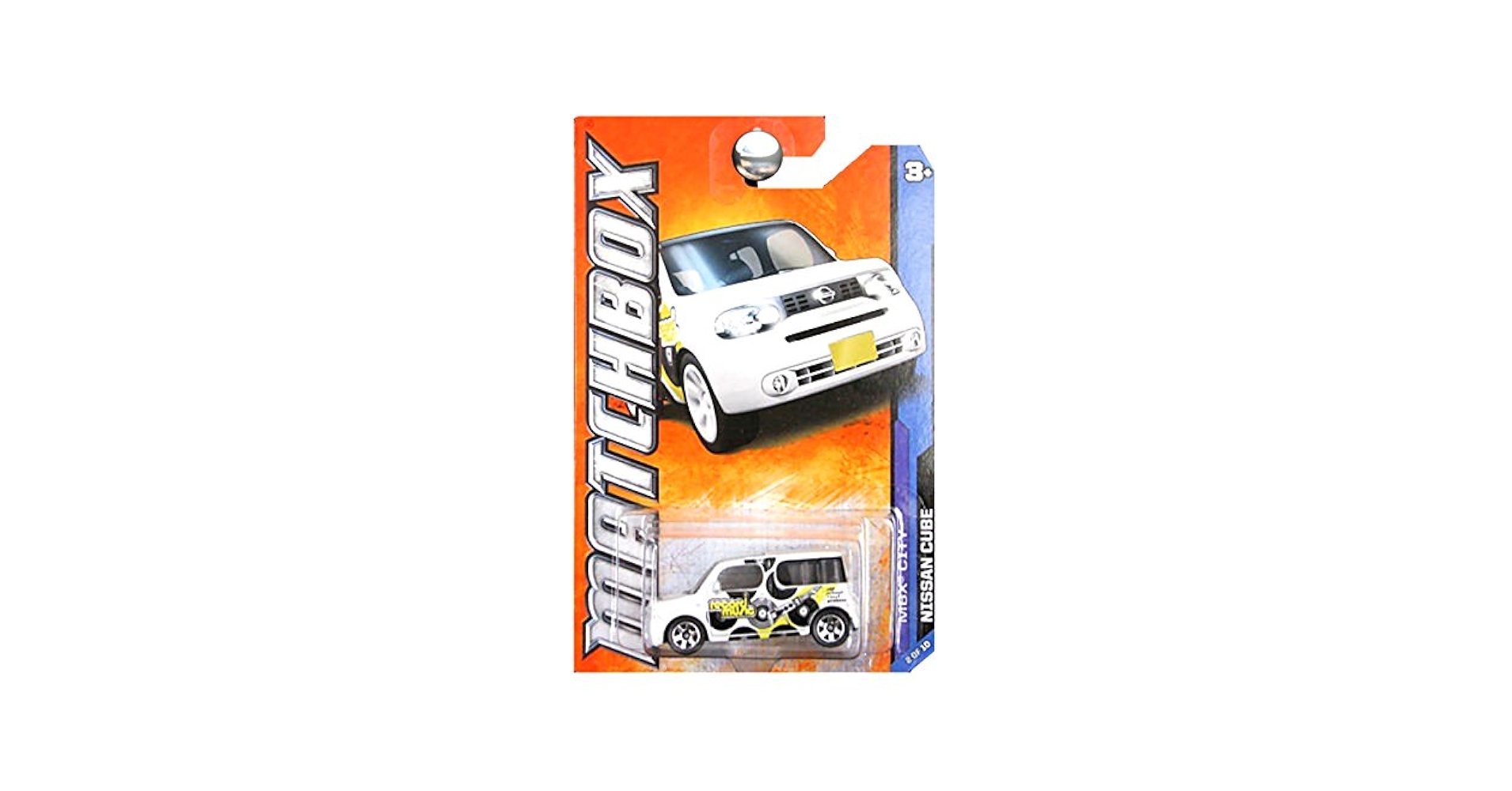Amazon.com: Matchbox 2011-22 MBX City Nissan Cube White 1:64
