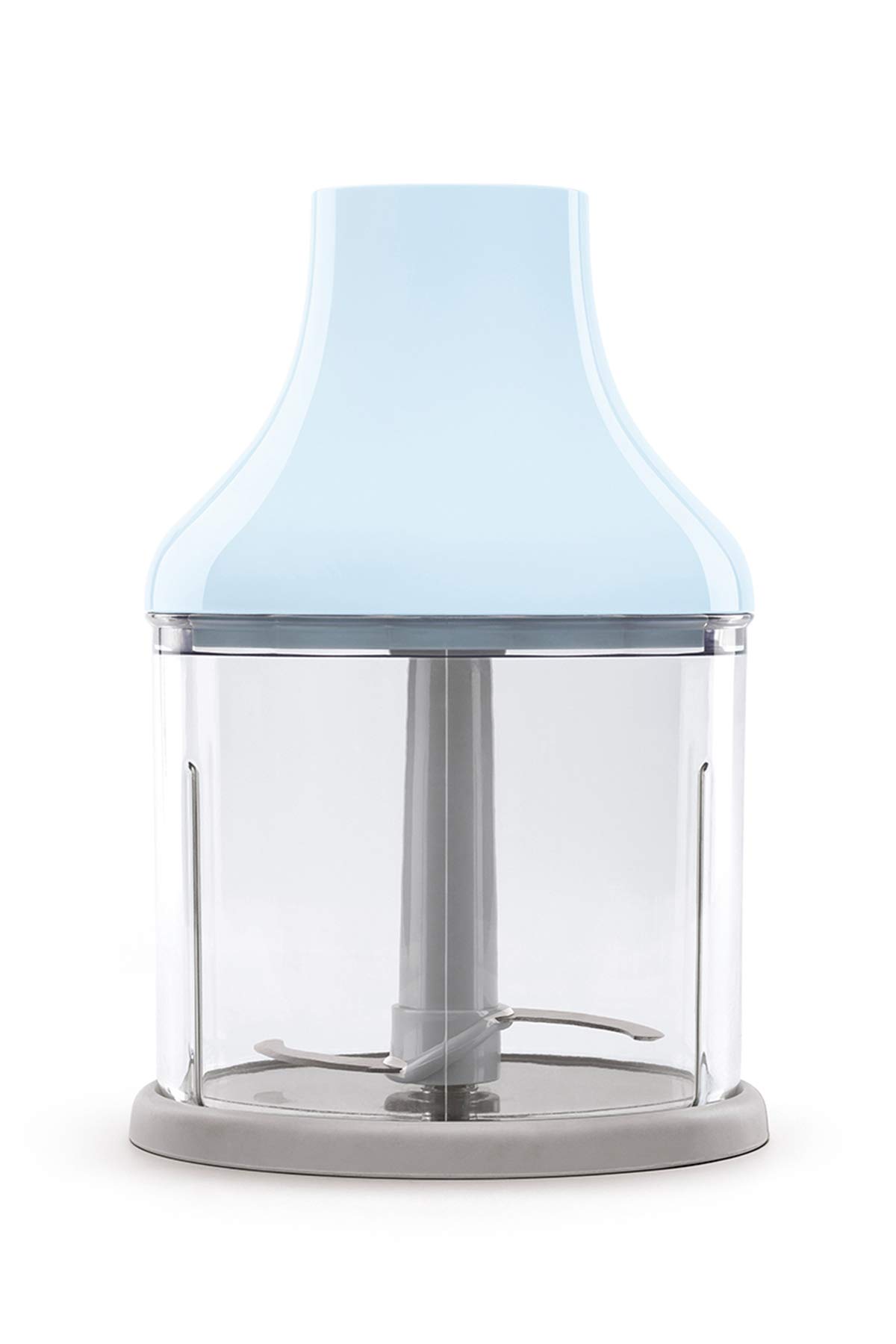 Smeg, Frullatore a Immersione HBF02PBEU, Funzione Turbo e Sistema di Taglio Flowblend, con Impugnatura Antiscivolo, Avvolgicavo Integrato, Accessori Inclusi, Potenza 700W, Azzurro Pastello