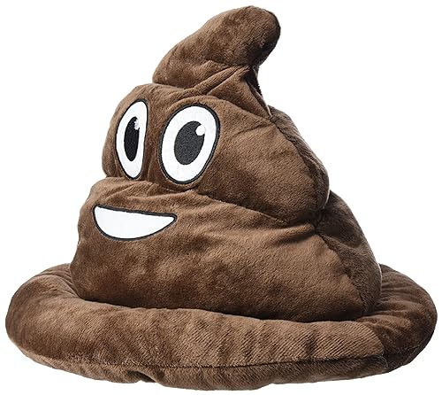 Boland 85887 – Hut Shithead Mens, braun, Einheitsgröße, Smiley,...