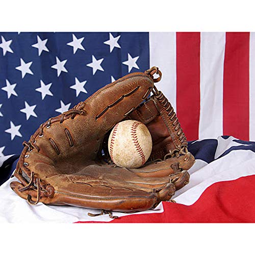 DIY 5D Diamond Painting,DIY Diamond Painting by Numbers Diamond Embroidery Kit Baseball