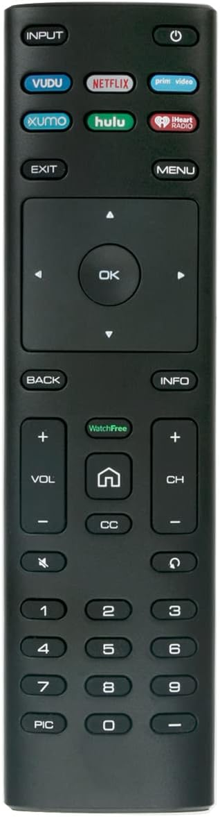 Nuevo reemplazo de control remoto para Vizio Smart LED LCD TV PQ65-F1 PQ75-F1 V405-G9 V435-G0 V436-G1 V505-G9 V555-G1 V556-G1 V605-G3 V655-G9 V6566