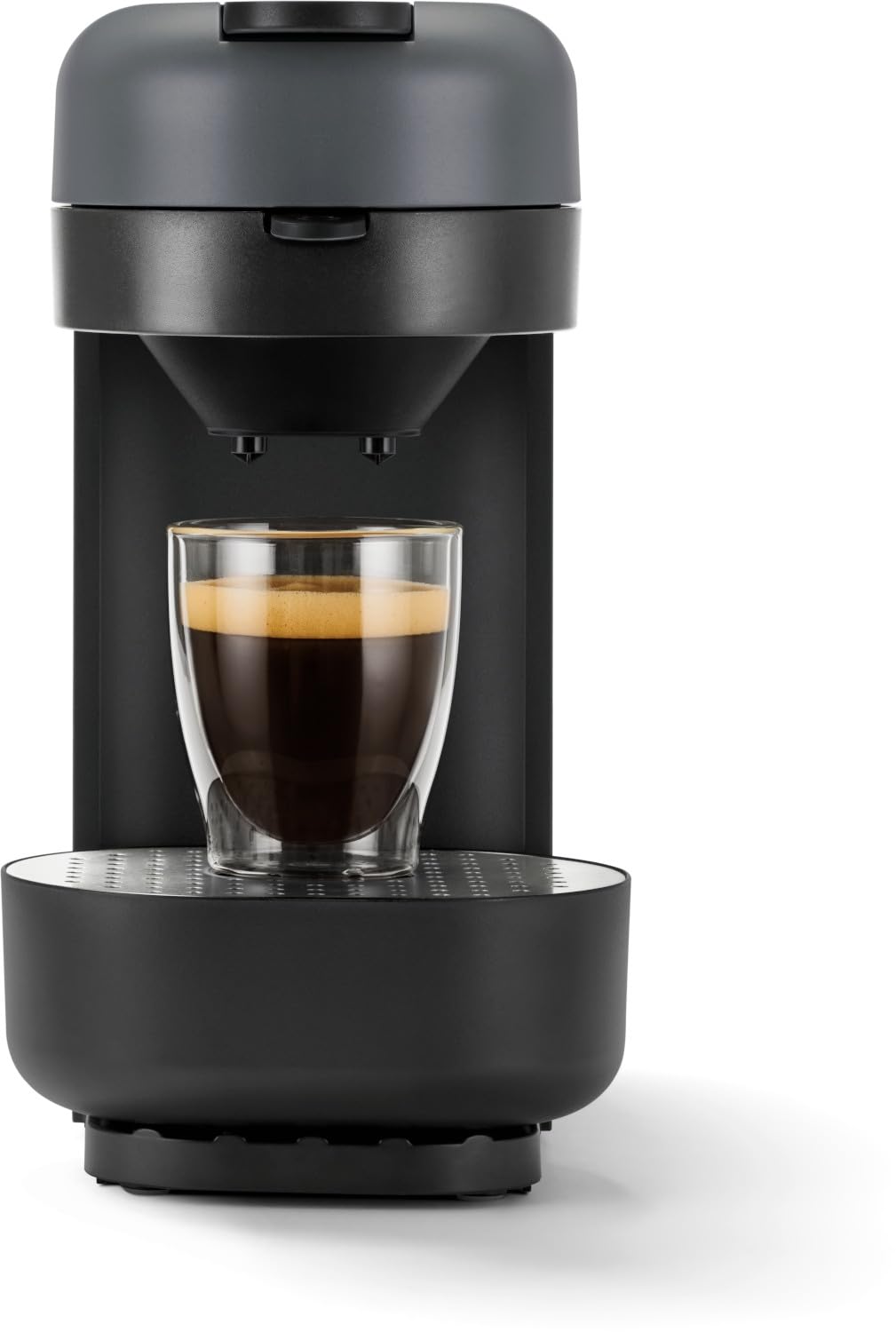 Tchibo Kaffeepadmaschine „CALL ME PAD“ inkl. 36 Kaffeepads Black & White, mit Taste für To-Go Becher, für 2 Tassen, schnell und leise, automatische Abschaltfunktion, Schwarz