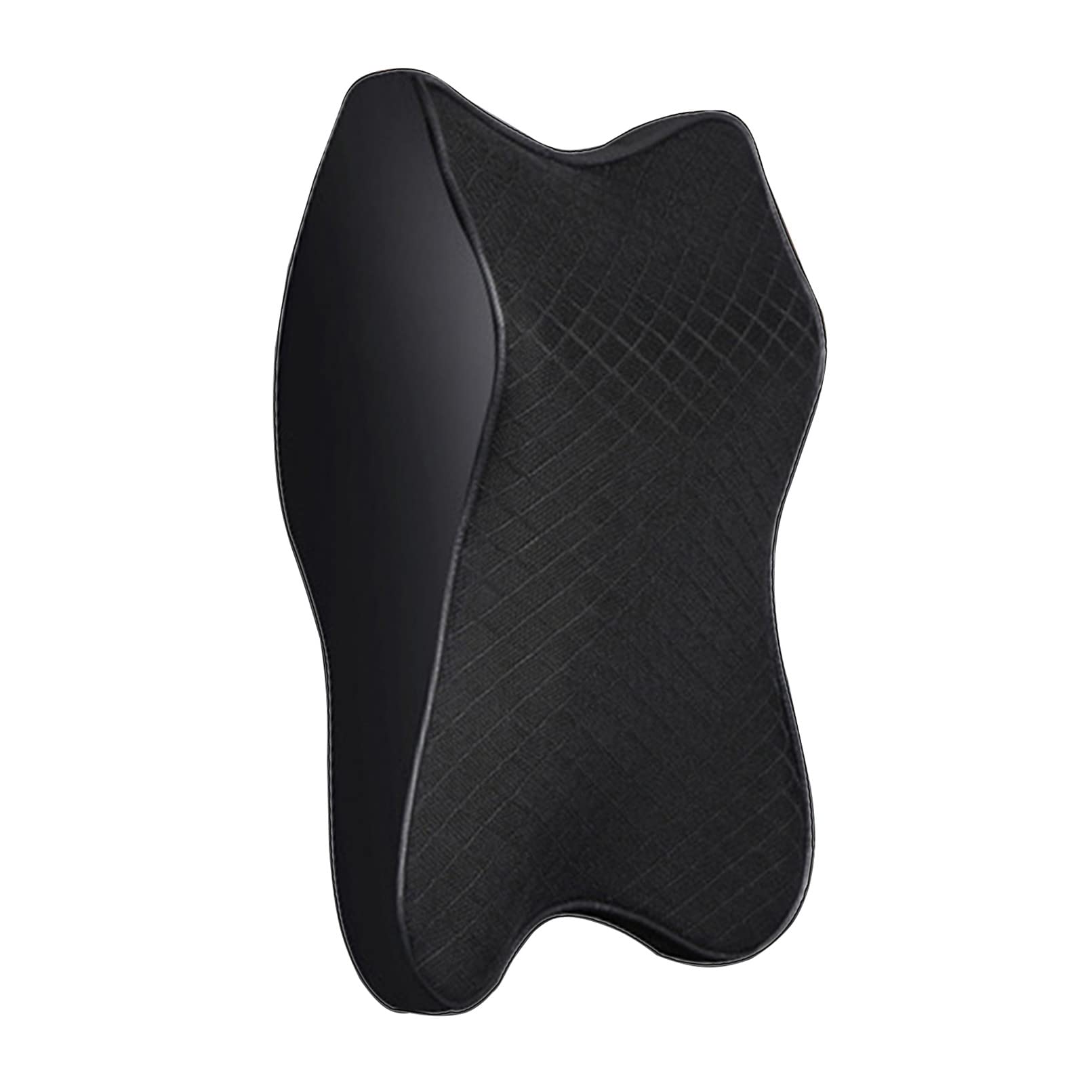 Cuscino Poggiatesta Supporto Collo Auto, Cuscino Supporto Testa Seggiolino Auto Memory Foam, Cuscini Collo Morbidi Auto Per Sedile Da Gioco Sedia Da Ufficio,Black L
