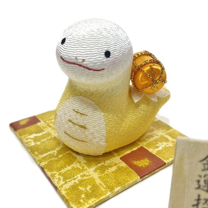 Amazon | 金運招来 巳 2025年巳年干支飾り 巳歳ちりめん飾り 乙