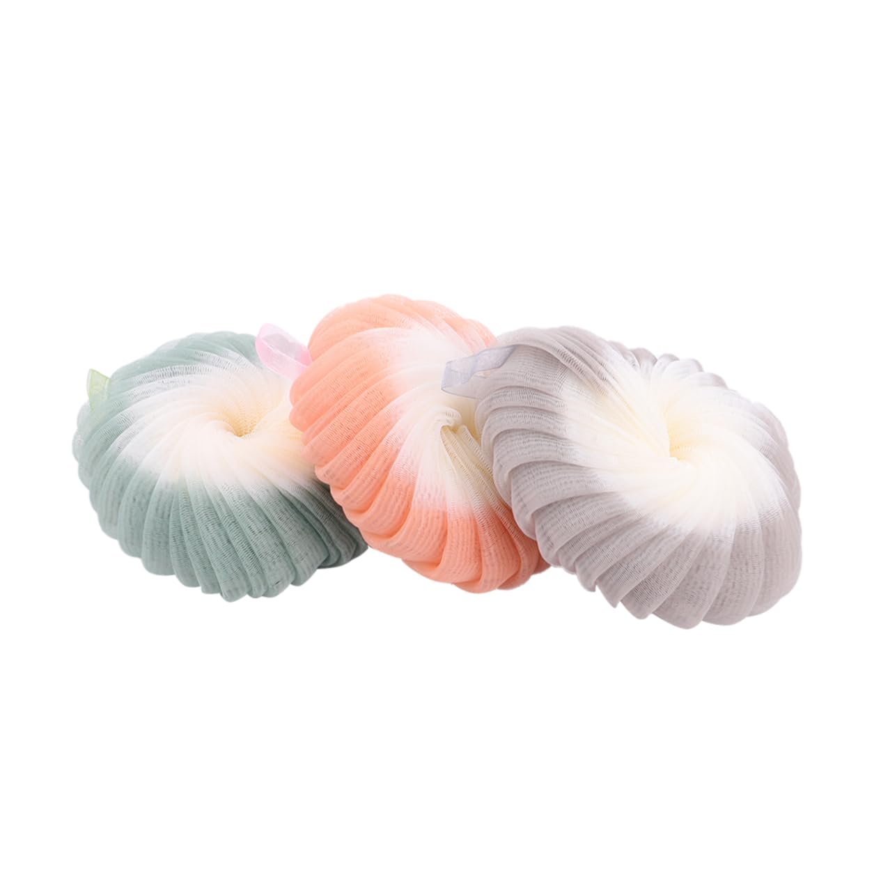 FRCOLOR 6piezas Esponja De De Bola y Atractiva Para Exfoliar y Limpiar La Elegantes Baño Estilizado