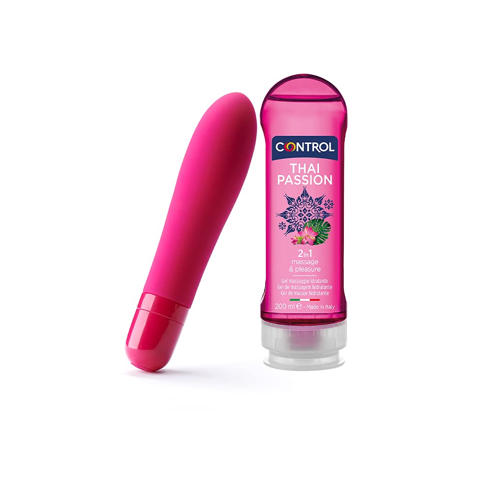 CONTROL Kit Vibrador Feel XL + Gel 2in1 Thai Passion ...