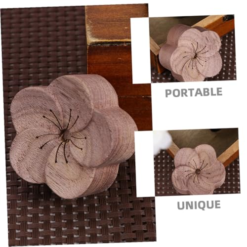 Difusor aromático eléctrico portátil de madera 2pcs miniatura 3