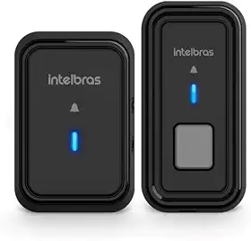 Campainha Sem Fio Intelbras Cib 101 Preta 100m 5 Sons
