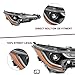 JSBOYAT Headlights Assembly Replacement for 2023 2024 Toyota Corolla L/LE 4-Door LED Headlamps OE Style - Right Passenger&Left Driver Side