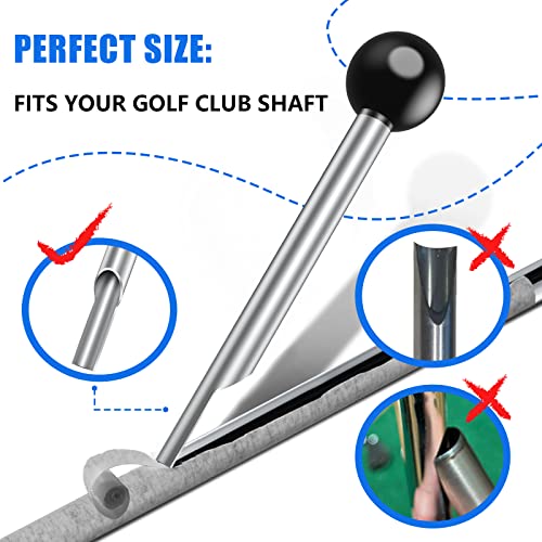 2Thpart Golf Grip Tape Stripper Remove Tool, No Tape Residue Rapid Removal - Perfect For Regripping Graphite And Steel Shafts Golf Club Grip Repair Kits #TOP4