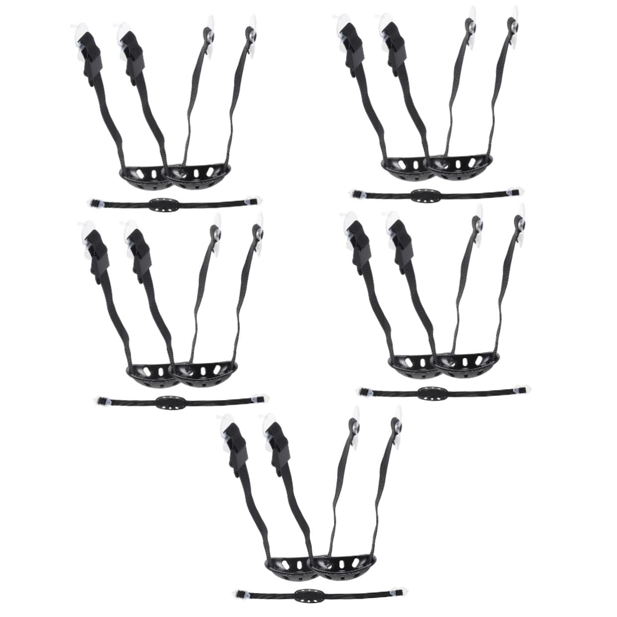 ifundom Correa para La Barbilla del Casco Accesorios para Cascos Duro Elástico Bandas Mentón Casco De Seguridad Sombrero De Seguridad Black Poliéster